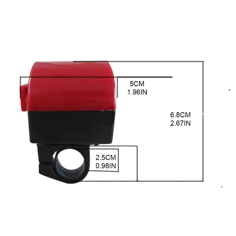 Электронный велосипедный звуковой сигнал на батарейках Противоугонный простая