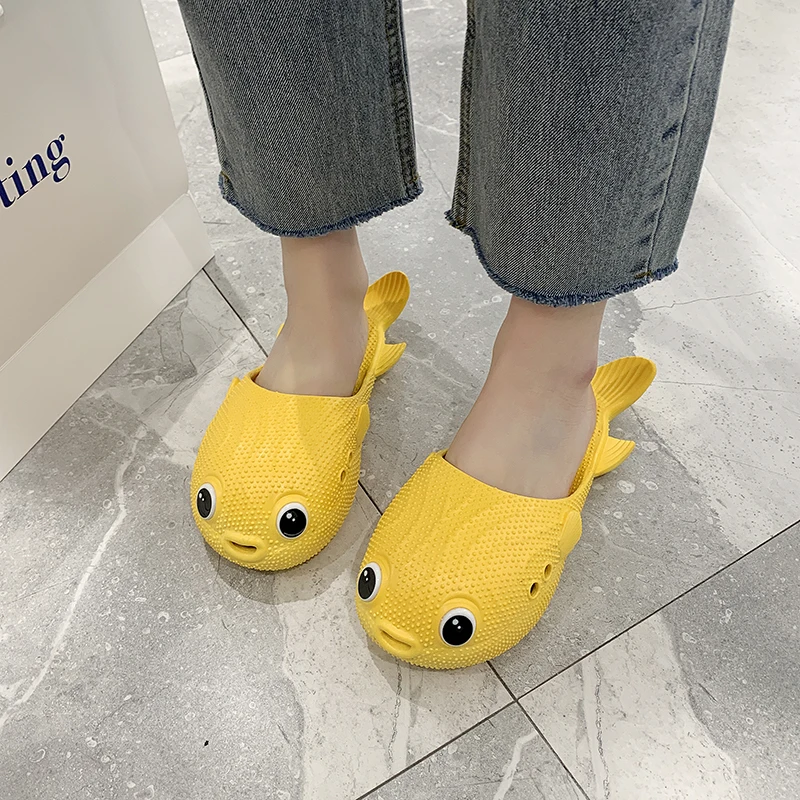 Шлепанцы для мальчиков и девочек Мультяшные радужные сандалии с единорогом