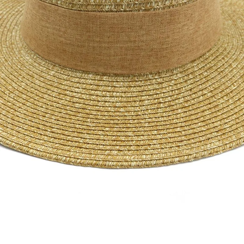 

straw hats women summer spring foldable ribbon band women hats bowknot elegant fascinator beach outdoor casual summer sun hats