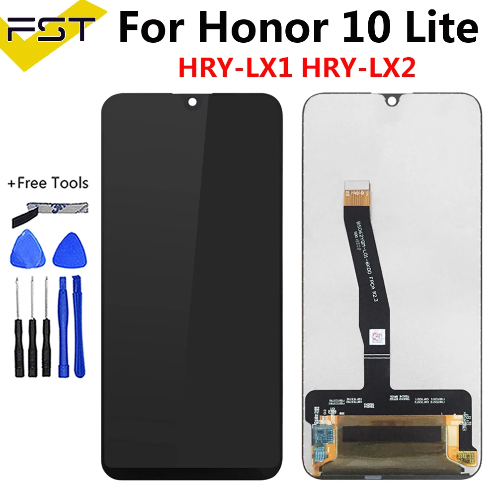 ЖК дисплей 6 21 ''для Huawei Honor 10 Lite с дигитайзером в сборе сенсорный экран запасная
