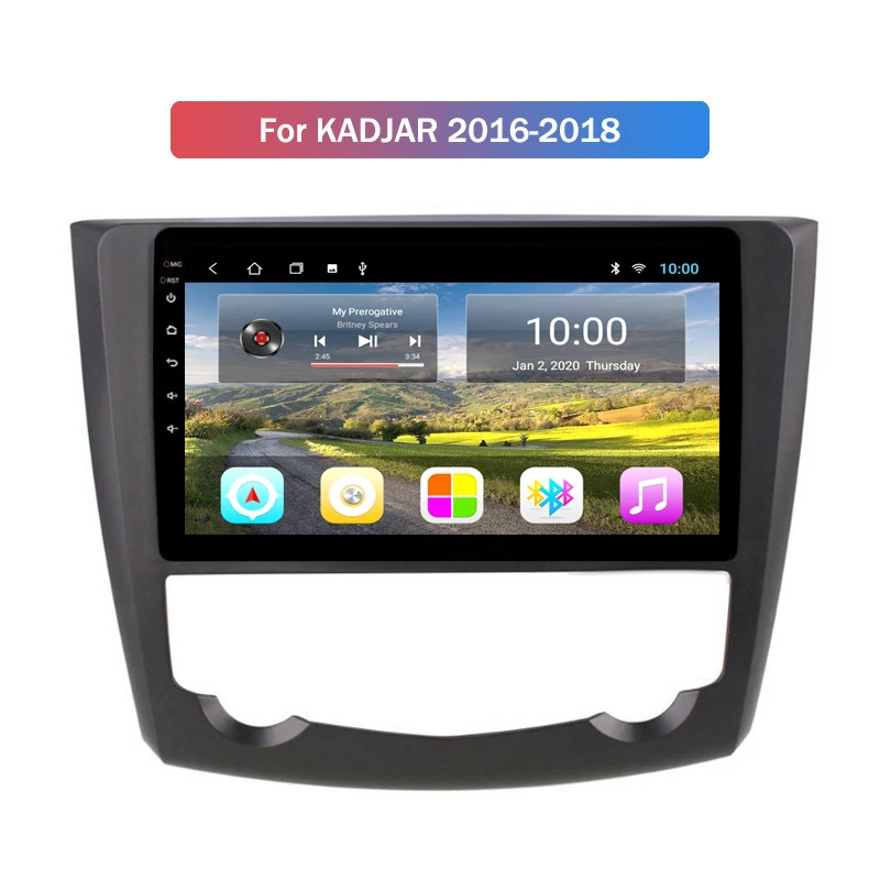 Для Renault Kadjar 15-18 Android HD бортовой GPs-навигатор 9 GPS Мультимедиа Радио Навигация 2G + 32G