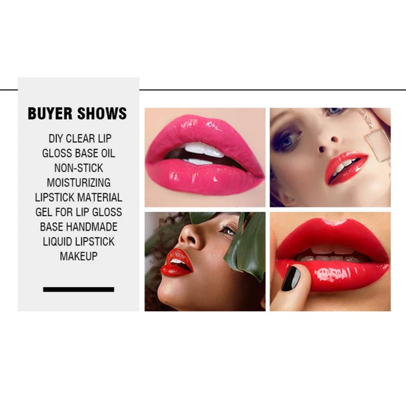 

Aloe Moist Lip Gloss Primer Lipstick Primer Oil Material Non-Stick Lips Gloss Base for Lip 100ml for DIY