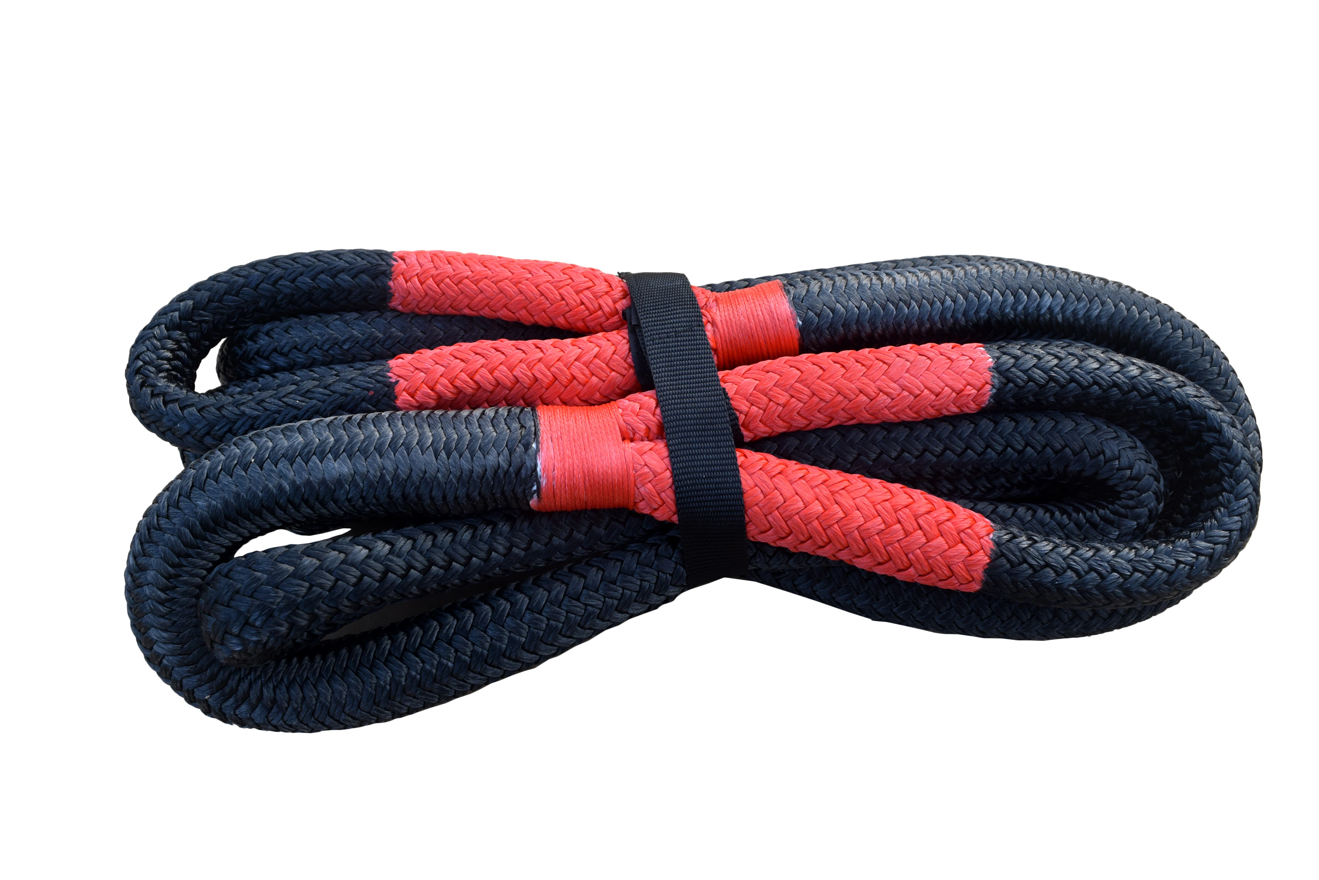 Черный 25 мм * 9 м рекуперативный канат 1 дюйм кинетический для деталей