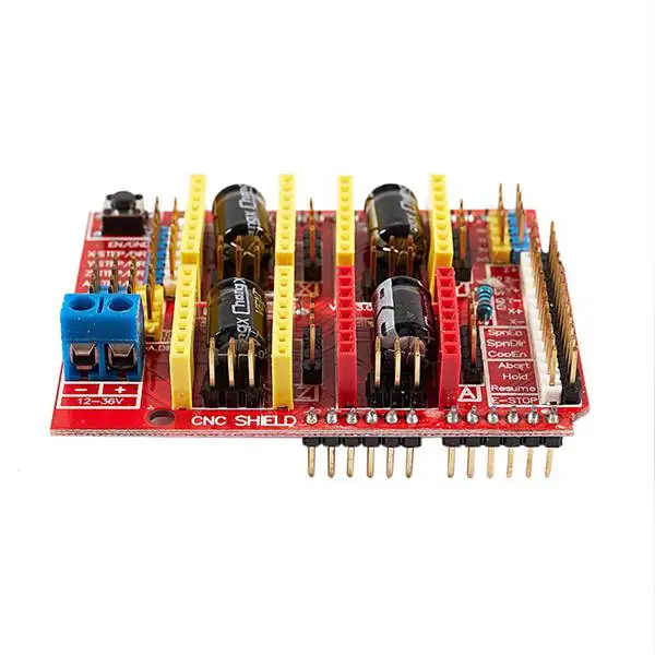 HLZS-CNC V3 щит + UNO R3 для Arduino совместимая плата 4x TI DRV8825 StepStick Шаговые драйверы красный