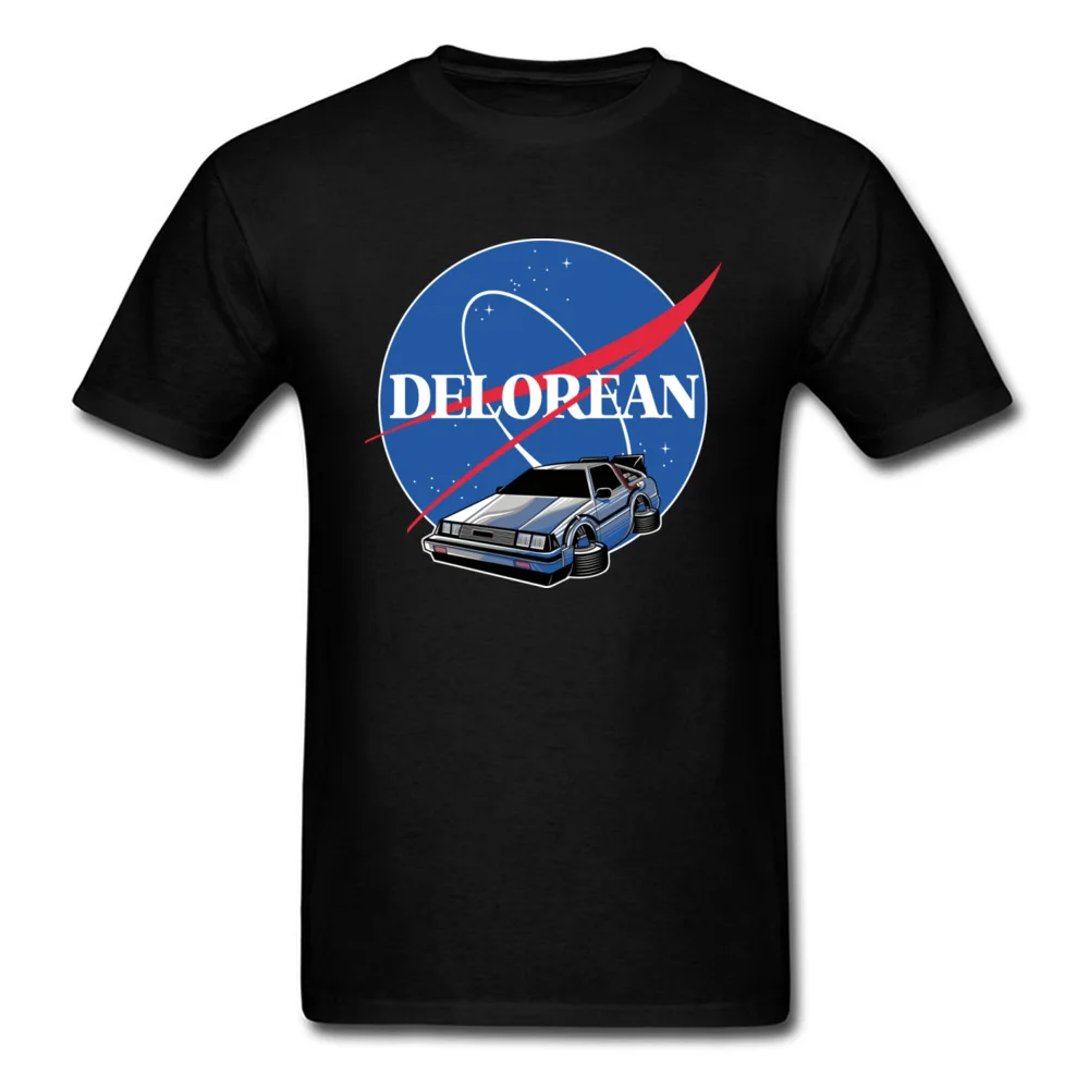 DELOREAN SPACE CCCP футболки Назад в будущее SpaceX Galaxy автомобиль фургон Мужская крутая