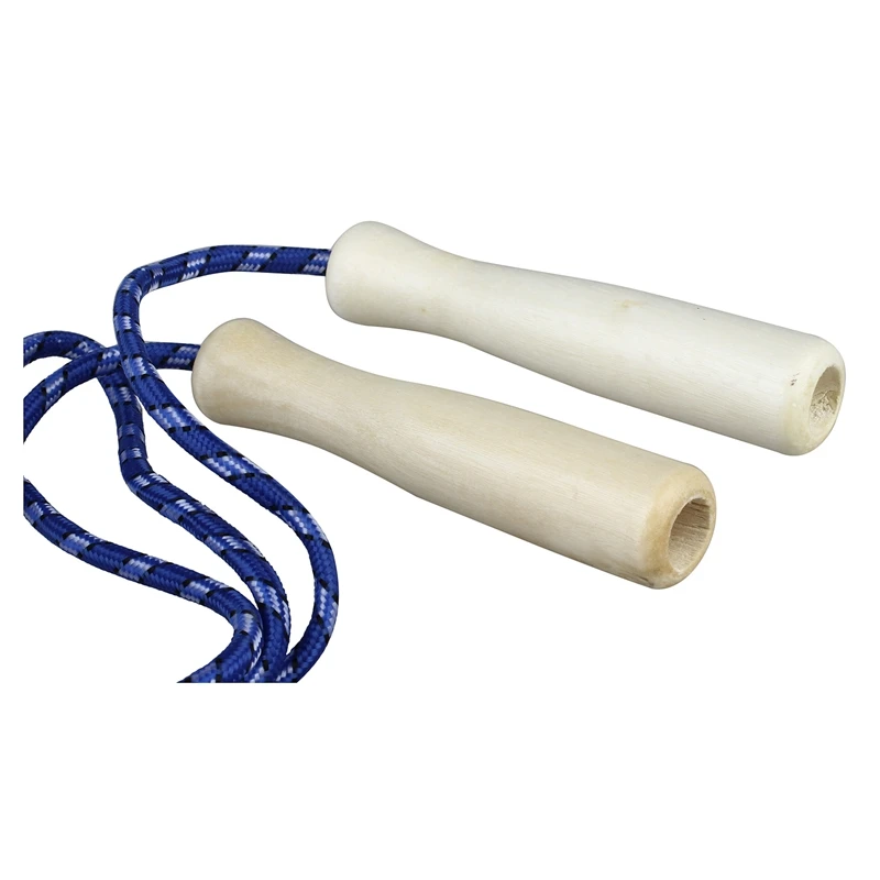 

SODIAL(R) Jumping Skip Rope Fitness Exercise Speed Skipping with Wooden Handles