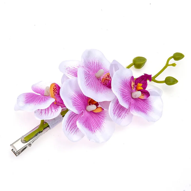 

Four phalaenopsis simulated hair clip hair accessories for ladies fashion accessories