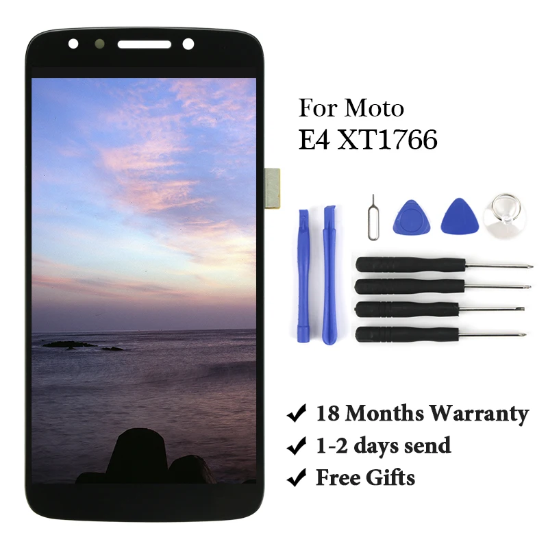 

ЖК-дисплей для Motorola moto e4, XT1765, XT1766, сенсорный экран, дигитайзер в сборе для moto e4, XT1765, ЖК-дисплей для Moto E4, ЖК-дисплей