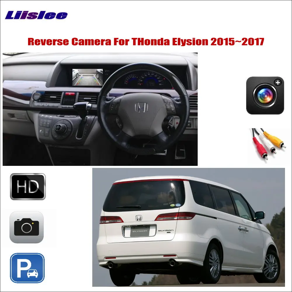 Автомобильная камера заднего вида для Honda Elysion 2015 ~ 2017 парковка совместима с