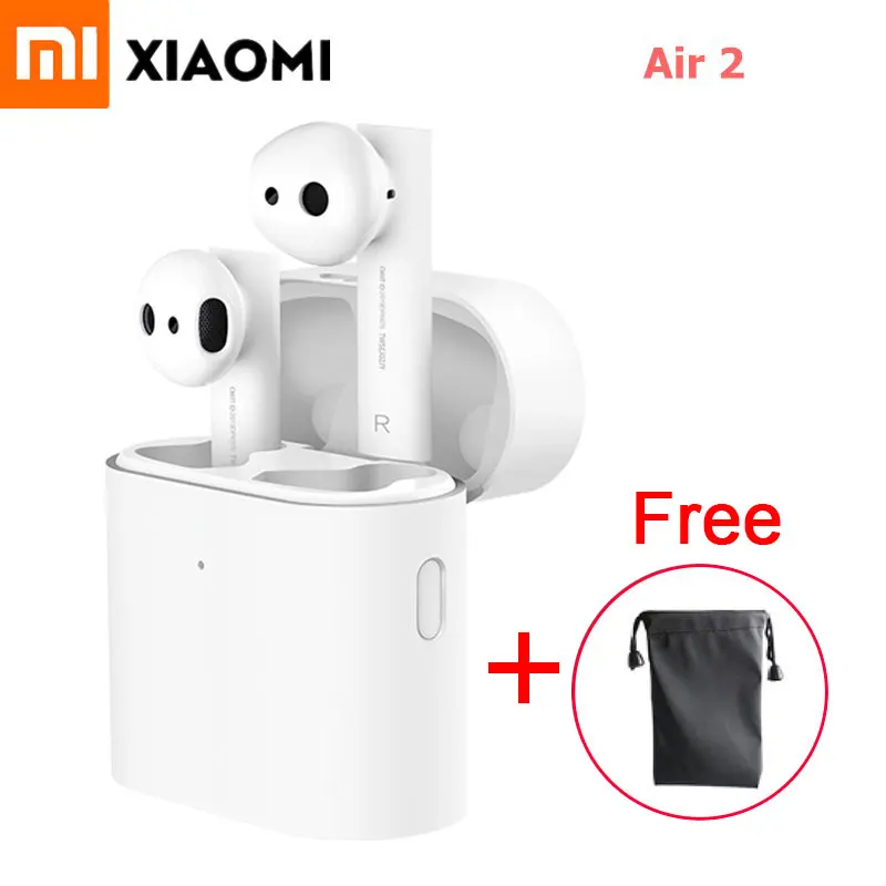 Оригинальные беспроводные наушники Xiaomi Air 2 TWS Mi True LHDC Tap стерео управление двумя