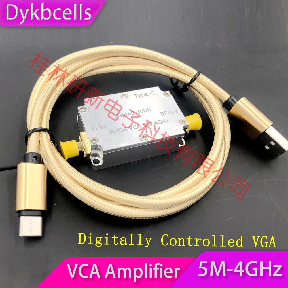 

Dykbcells LNA 20Mhz-3GHz RF signal amplifier Low noise noise 1.3dB 40DB for GPS Beidou Receiver UHF HF VHF FM SDR Software