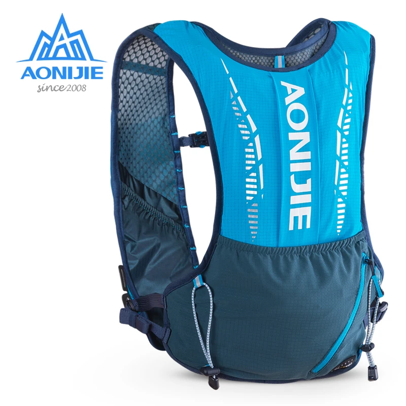 AONIJIE C9102S 5L Ultra Vest Hydration Backpack Pack Bag Soft Water Bladder Flask Set Hiking Trail Running Marathon Race 3 Color