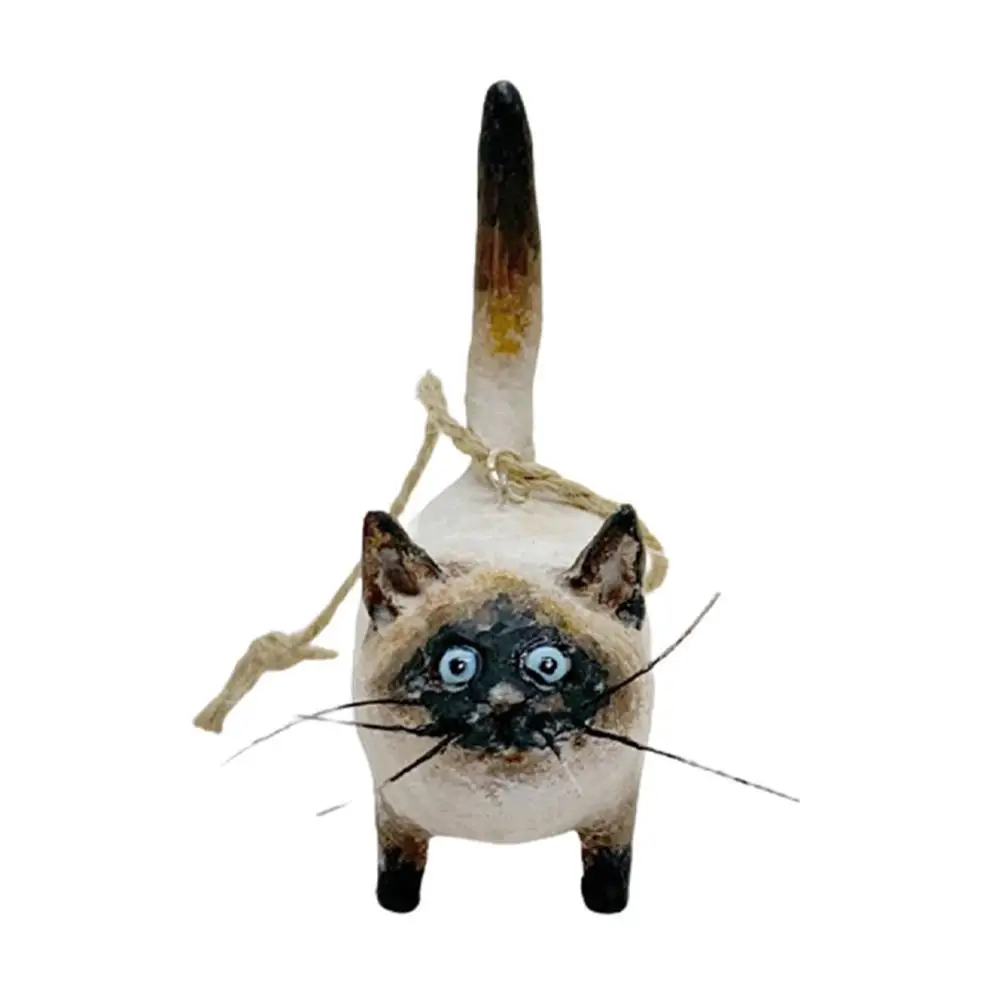 

Милая серия кошек, украшения для дома, мини забавные фигурки животных, миниатюрный Ландшафтный садовый горшок, сказочный Декор O4Z5