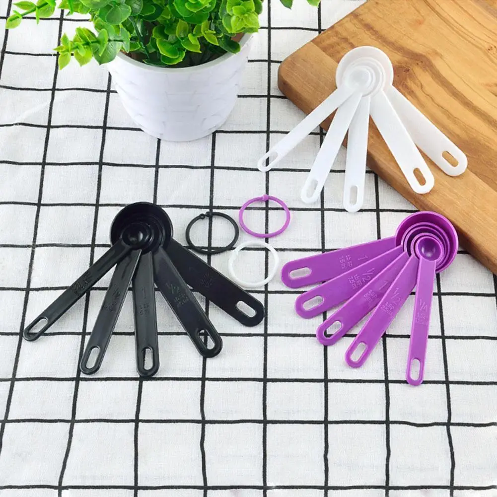 

5pcs Multipurpose Steel Measuring Cups And Spoons Set Home Tools Kitchen Stackable Deluxe Tools Tablespoons U5i2