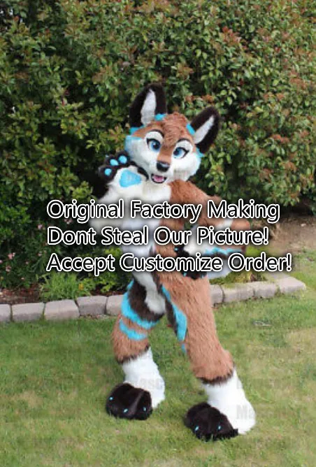 Фотостудия все размеры коричневый хаски собака волк меховой костюм