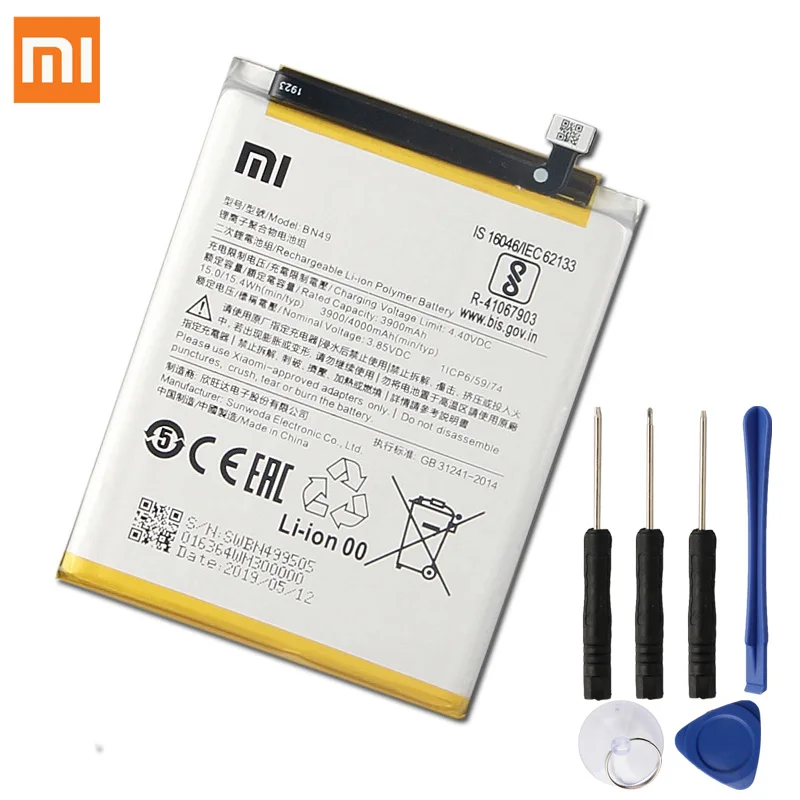 Оригинальный сменный аккумулятор XiaoMi BN49 для Xiaomi Redmi 7A 100% новый аутентичный