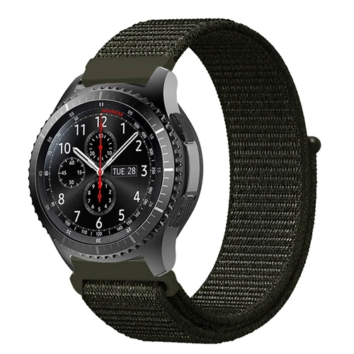 cargo khaki Gear s3 22 мм ремешок для samsung galaxy watch 46 мм 42 мм ремешок для часов gear s2 20 мм спортивный нейлоновый amazfit gtr huawei аксессуары для часов - Цвет ремешка: cargo khaki