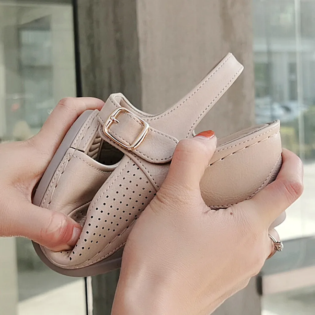 SAGACE/женские босоножки сезон лето коллекция 2020 года туфли на плоской подошве с