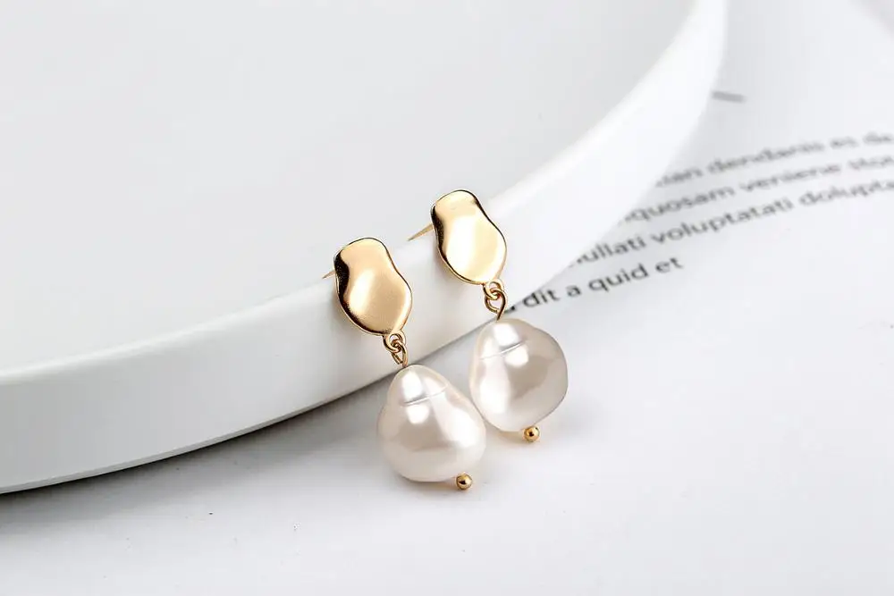 Подлинное 925 пробы серебристый неправильной формы волны с геометрическим