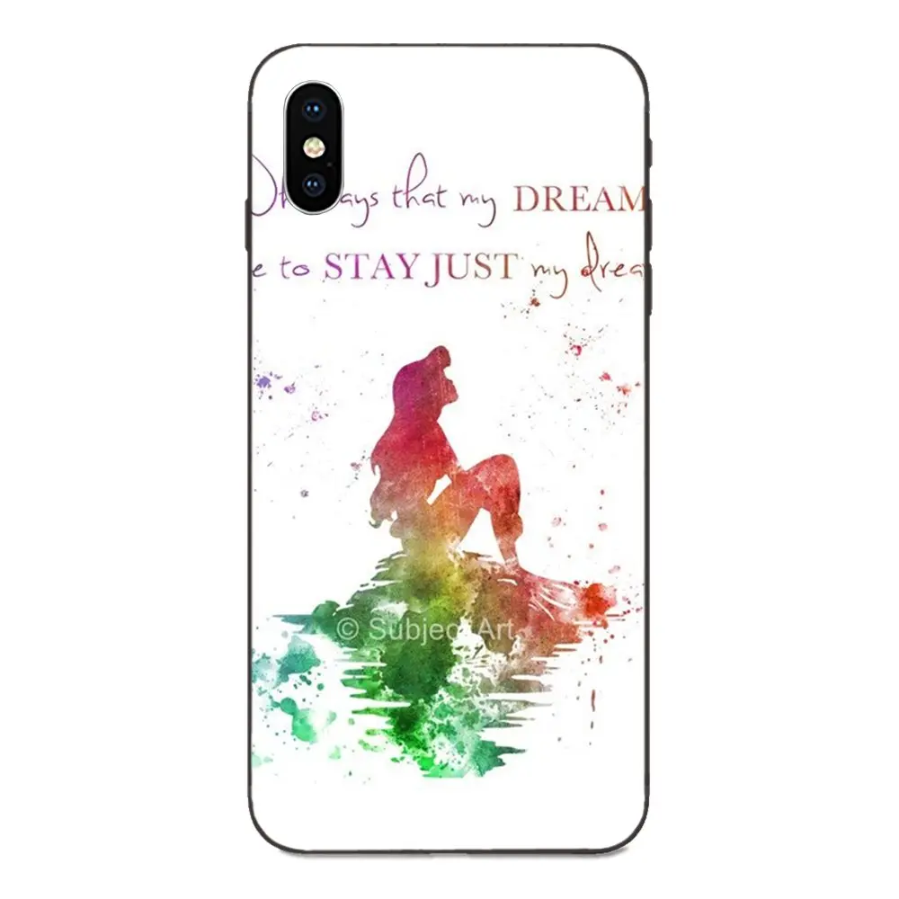 Русалочка Ариэль классическом стиле с принтом в виде персонажей из мультфильма