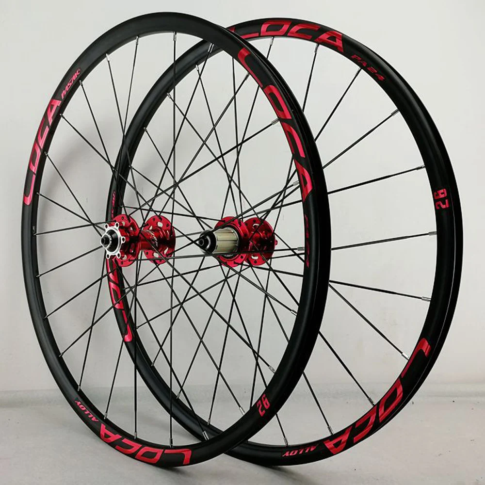 Велосипедная колесная пара MTB 29 27 5 26er дисковый тормоз 6 болтов 24 Отверстия плоская
