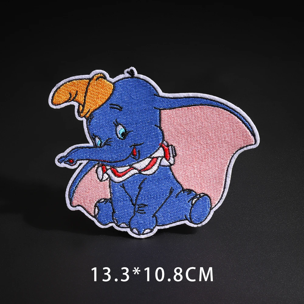 Мультфильм Dumbo нашивки со слонами клеящиеся утюгом украшения Мой сосед Тоторо ткань аппликации 3D Diy милое крыло свободы не лицо значки