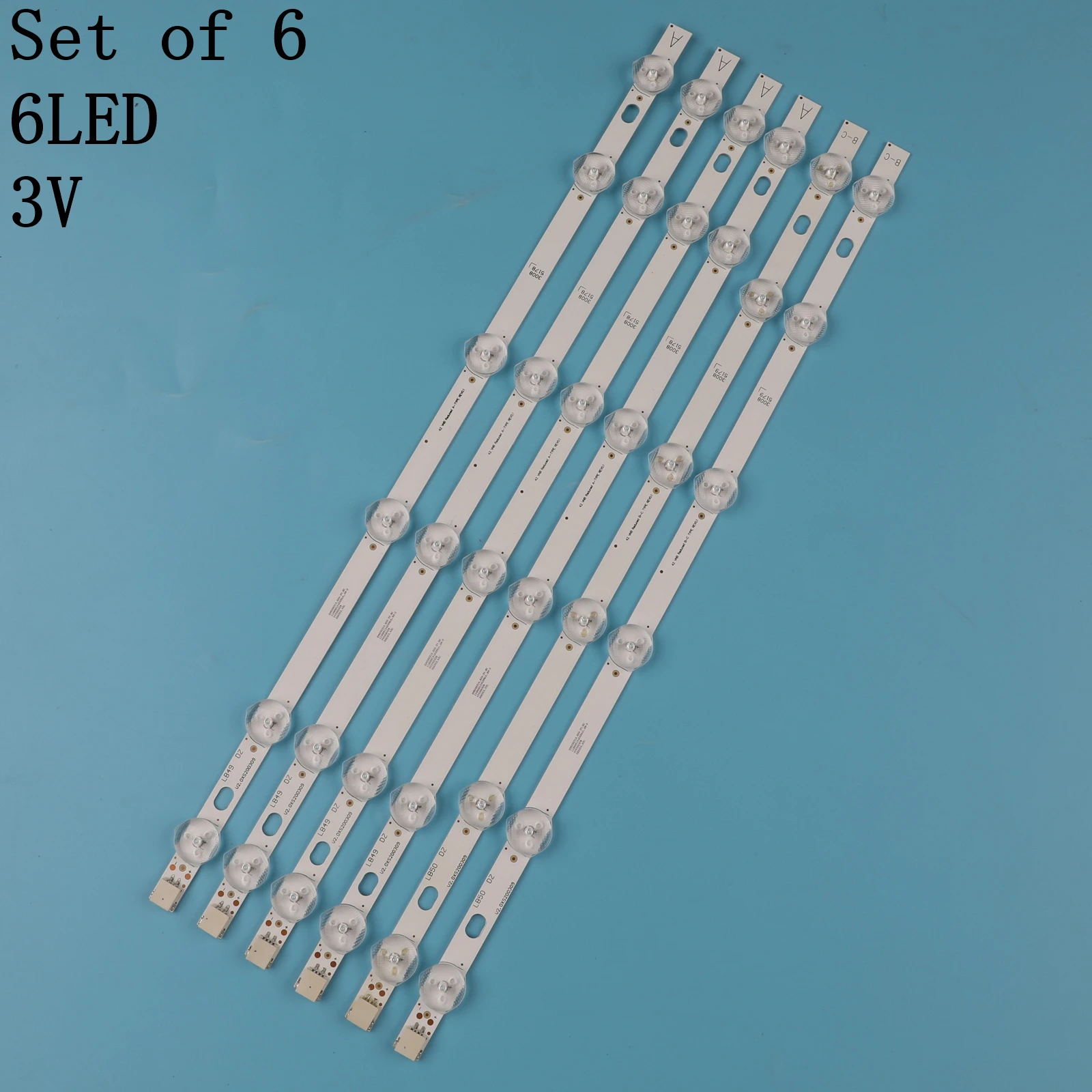 

LED Backlight Lamp strip For VESTEL 42FA5000 42FA8000 42 VNB Reduced A B-C VES420UNDL-2D-N03 VES420UNDL-3D-N02 VOX LED-42880