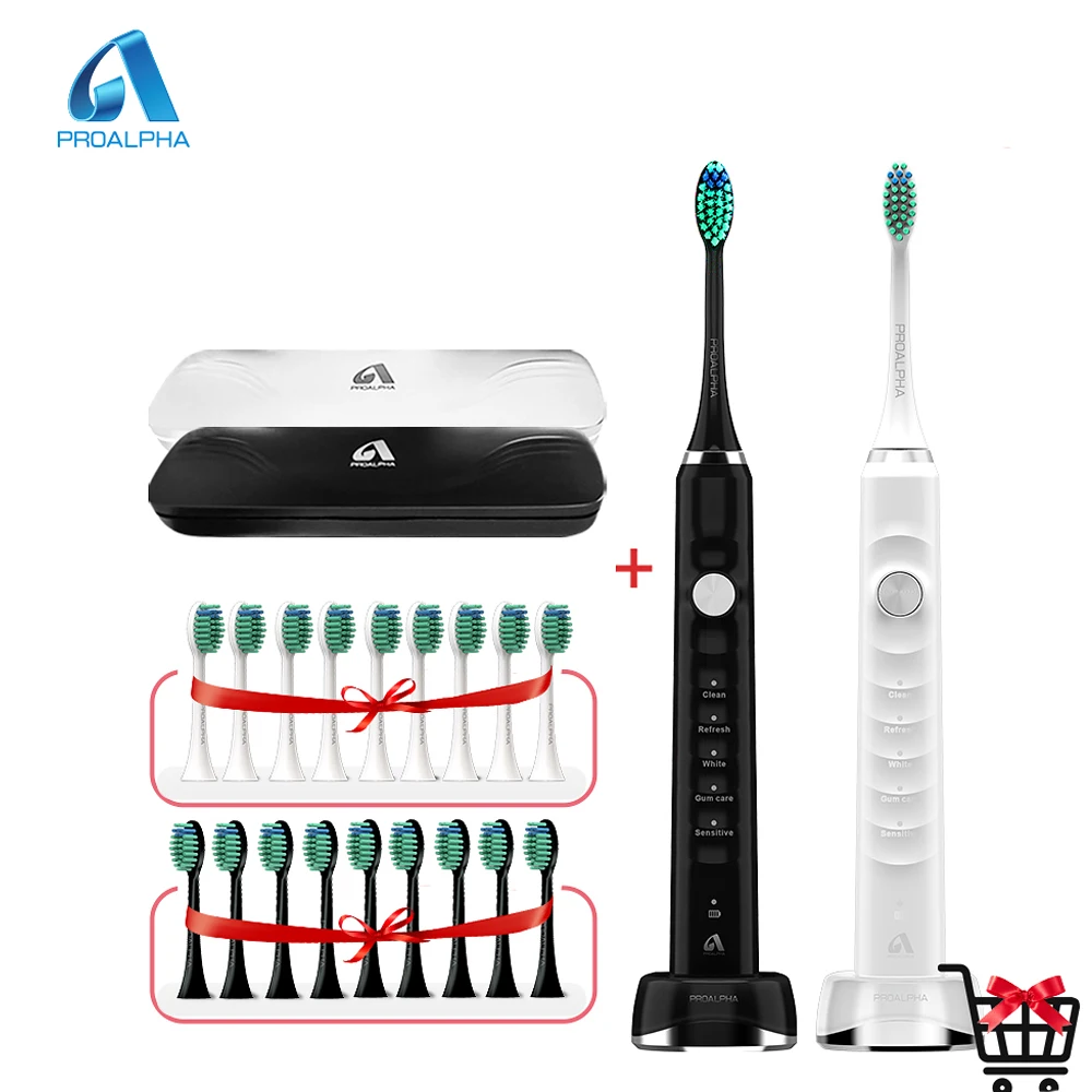 

Adults Electric Toothbrush Wireless Rechargeable Brush Heads Proalpha Toothbrushes Travel Sonic Whitening Electric Tooth Brush