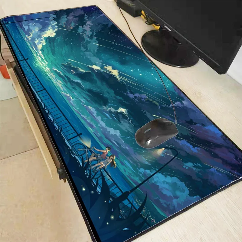 Большой игровой коврик для мыши Mairuige с изображением девушек неба облаков