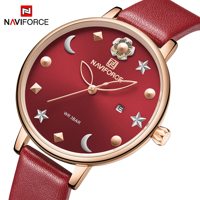 

NAVIFORCE Women Watch Top Brand Watches Luxury Quartz Waterproof Wristwatch Ladies Girls Fashion Simple Clock relogios feminino