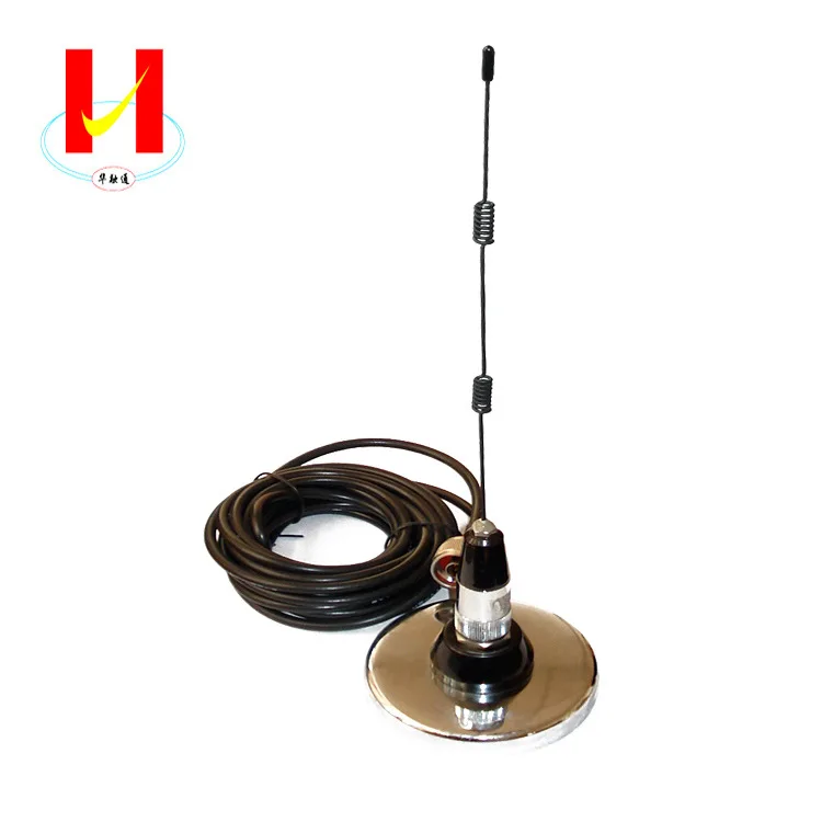 

WiFi 2.4G double helix antenna with M80 suction cup manganese plating car antenna