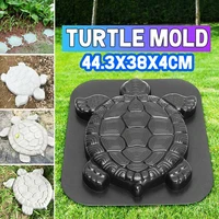 hollow paving mold excellent abs plastics prolonged durable garden path maker turtle diy concrete cement mold brick decor