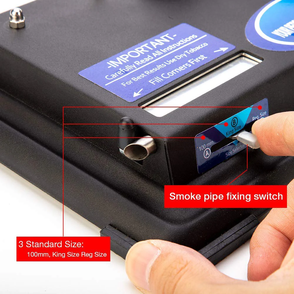 Hand-cranked Tobacco Rolling Machine Cigarette Filling Manual Smoking DIY Tools Maker Roller Men Gadget Gifts | Дом и сад
