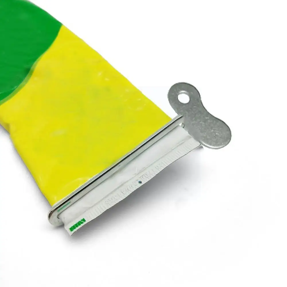 

Steel Metal Tube Toothpaste Squeezer Tube Bathroom Color Cosmetic Paint Hair Squeezer Dispenser For washroom Dye N4C2