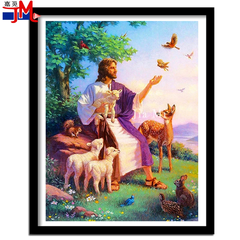 Алмазная 5D живопись сделай сам аксессуары религиозный подарок - Цена: 6250.41