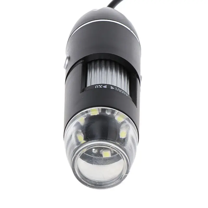 1000X Цифровой Микроскоп USB эндоскоп 8LED камера микроскопия Лупа с