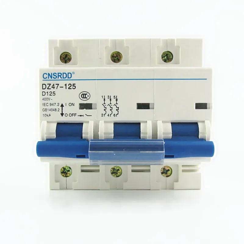 

MCB circuit breaker with short circuit/overload protection Air circuit breaker 3P 690V AC 63A 80A 100A 125A