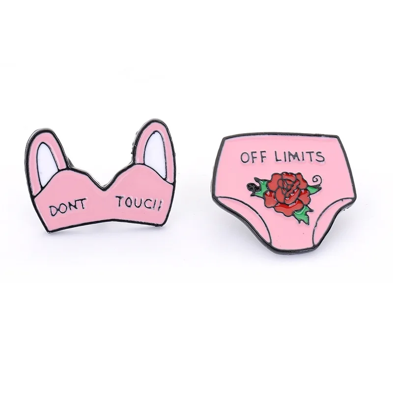Креативные сексуальные розовые Трусики бикини|Броши| |