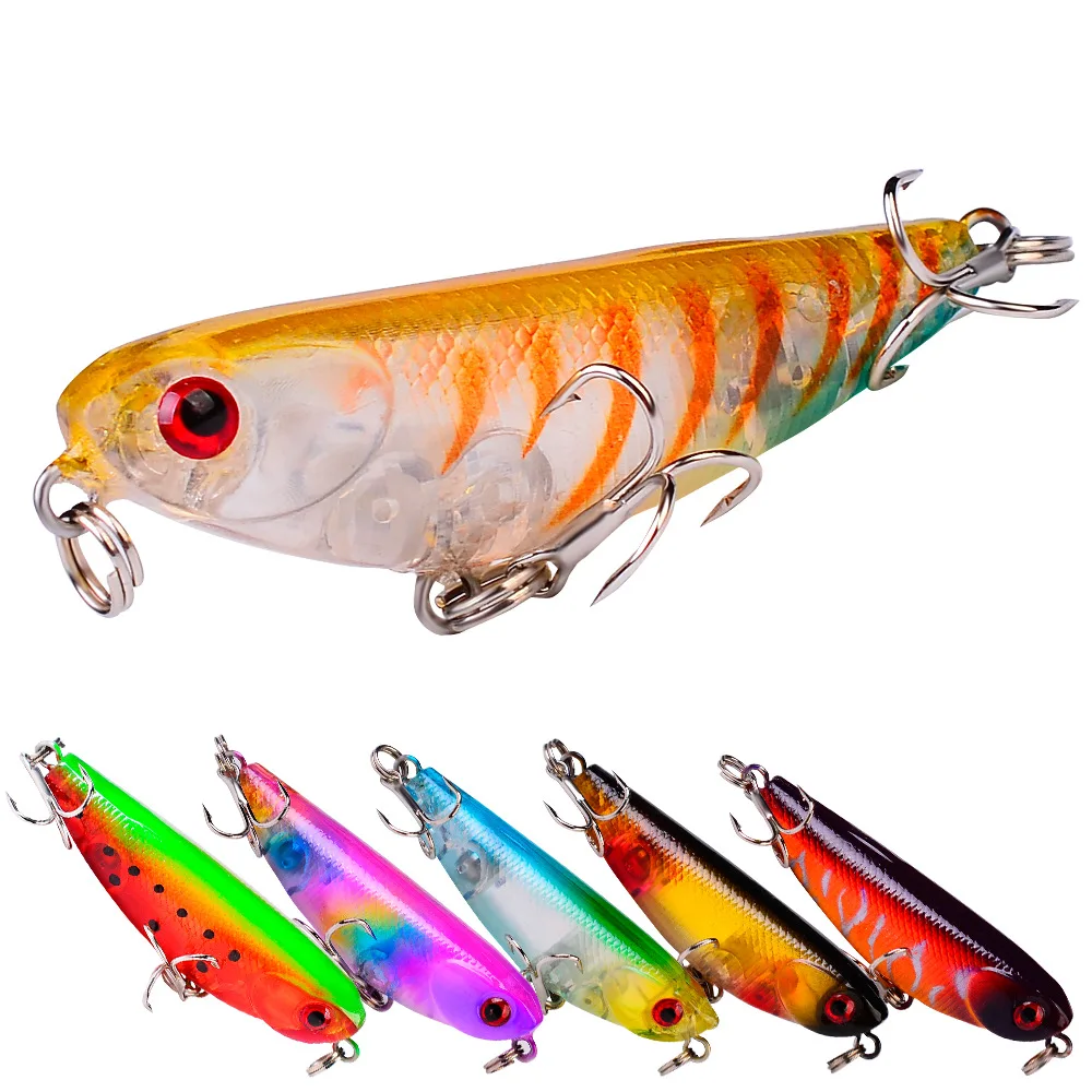

The New Floating pencil lure 4.7cm/4.5g water surface micro-object lure bionic fishing lure