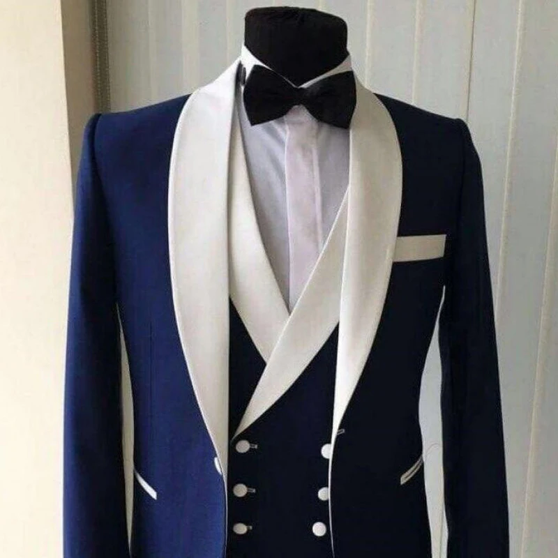 Женский смокинг для жениха комплект из трех предметов куртка и брюки с