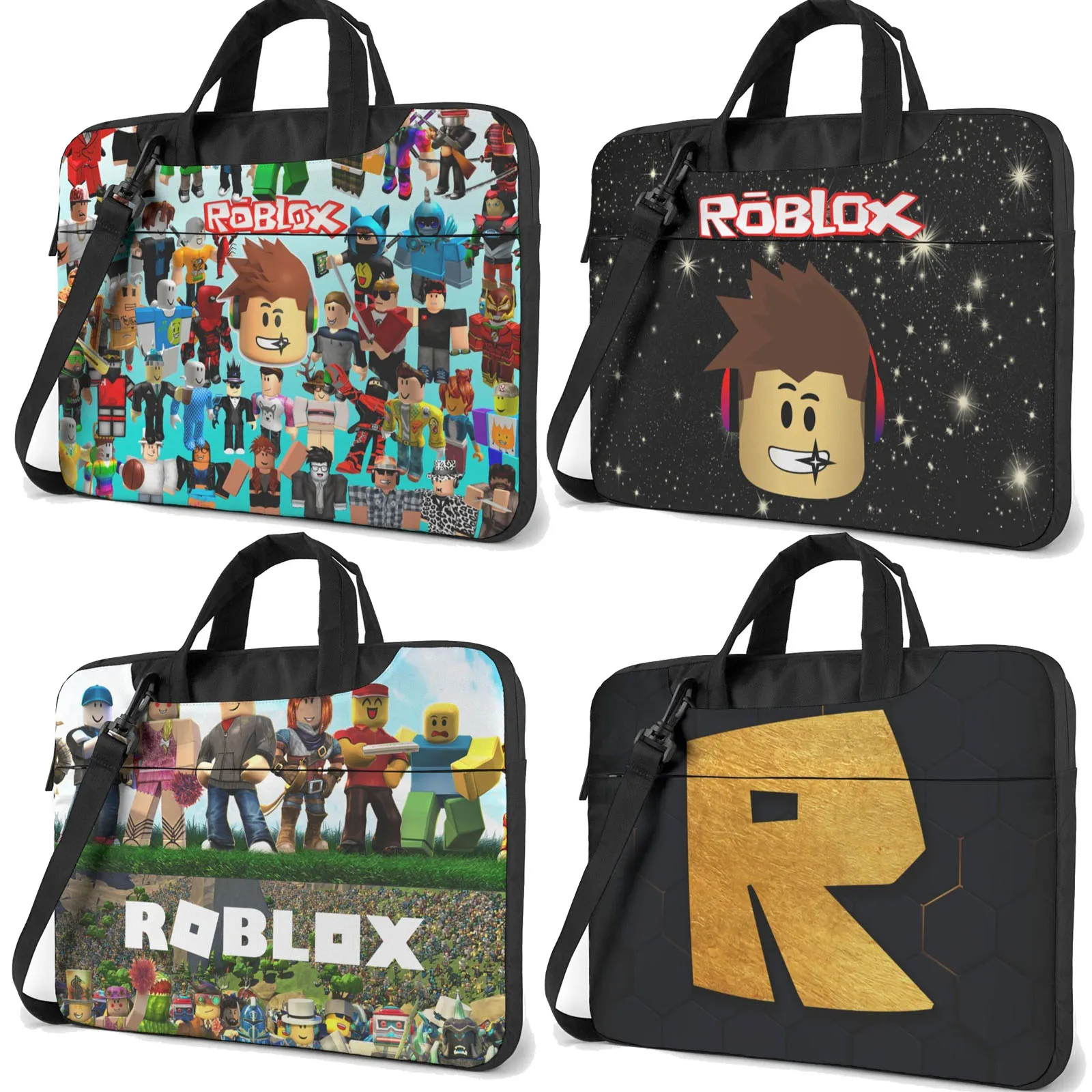 

Сумка Robloxing на плечо для ноутбука, чехол для ноутбука с ремешком, Защитная сумка для ноутбука для бизнеса, повседневной школы