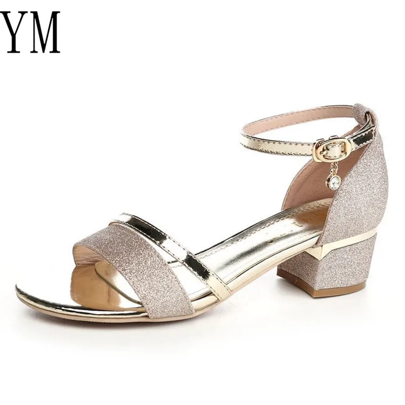 Женские сандалии с открытым носком открытые римские ремешком на щиколотке