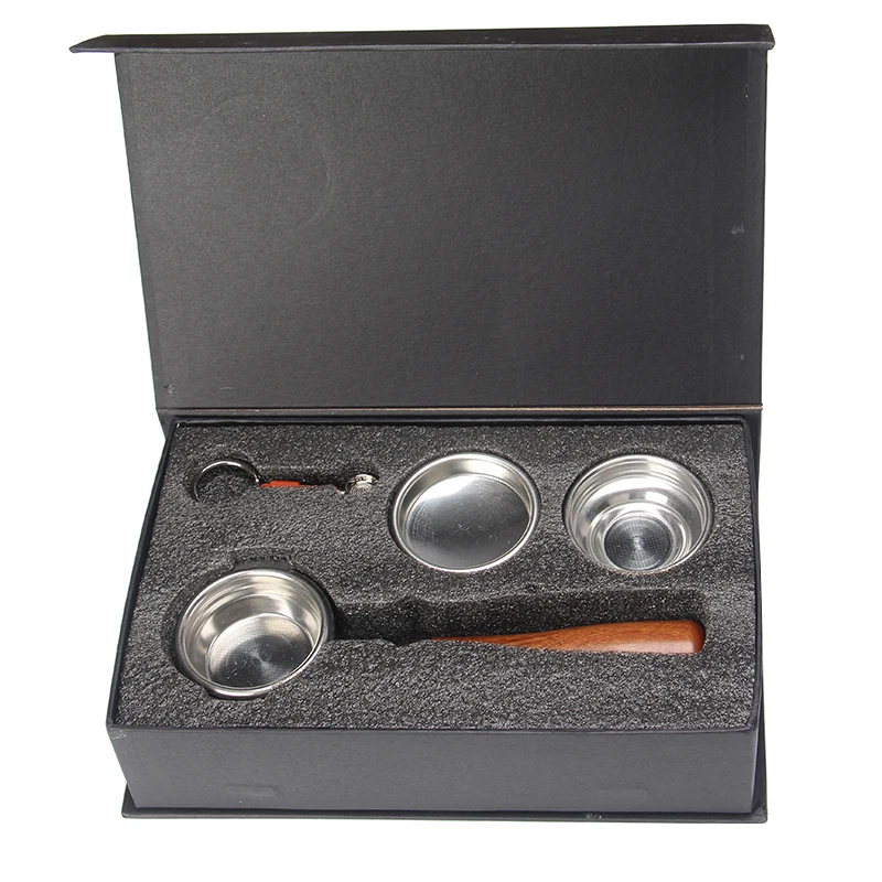 Профессиональная Кофемашина для эспрессо 58 мм из нержавеющей стали с 2 чашками и 1