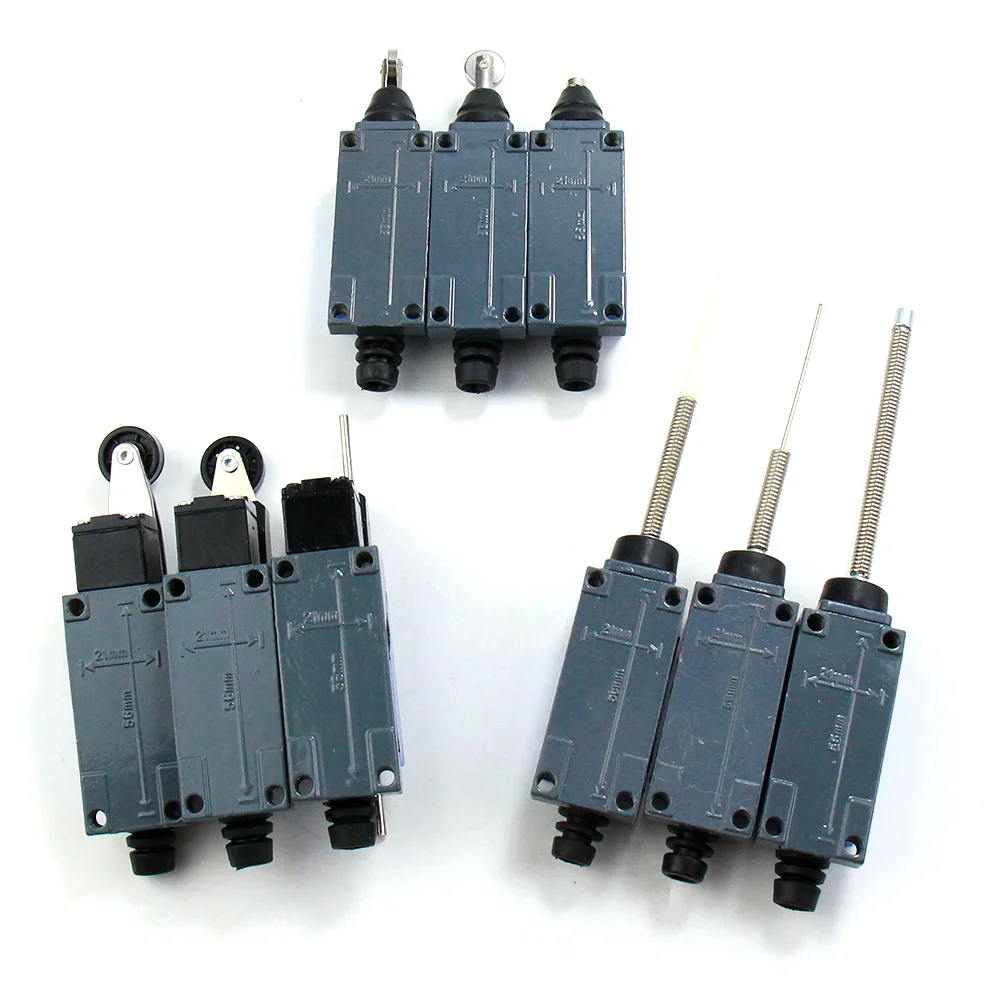 

ME-8104-9101 New Waterproof Press Button Limit Switch Rotary Adjustable Roller Mini Limit Switches Self Reset/Momentary ON-OFF