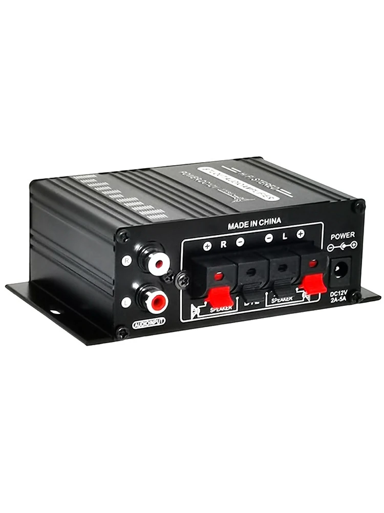 

Mini HIFI DC12V Car HIFI Amplifier Audio Stereo Power FM Radio Home Theater Amplifiers Mini Amplificador Audio FM Radio MP3