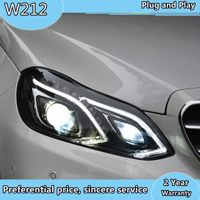 Автомобильный Стайлинг головная лампа для W212 светодиодный фары 2013 2016 E200 E300 E260