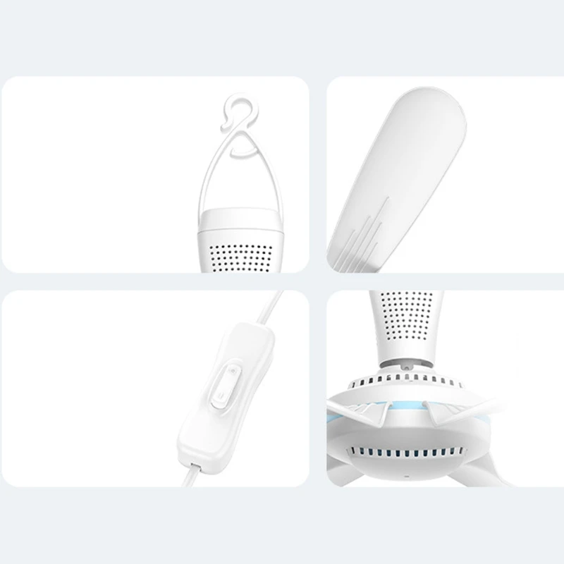 

AC 220V 8W 6 Leaves One Speed 16.5" Ceiling Fan mini Fan Dormitory Hanging fan with 1.8m Power Cable On Off Switch