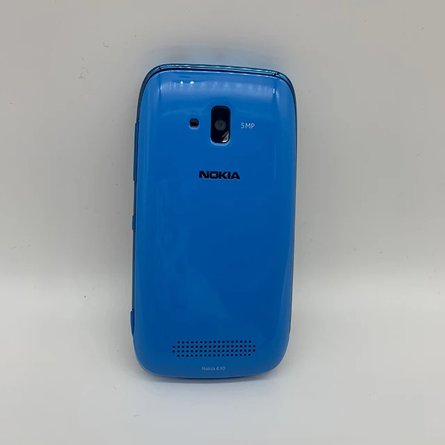 nokia lumia 610 refurbished original unlocked lumia 610 windows mobile phone 8gb camera 5 0mp gps wifi 3g phone free shipping free global shipping