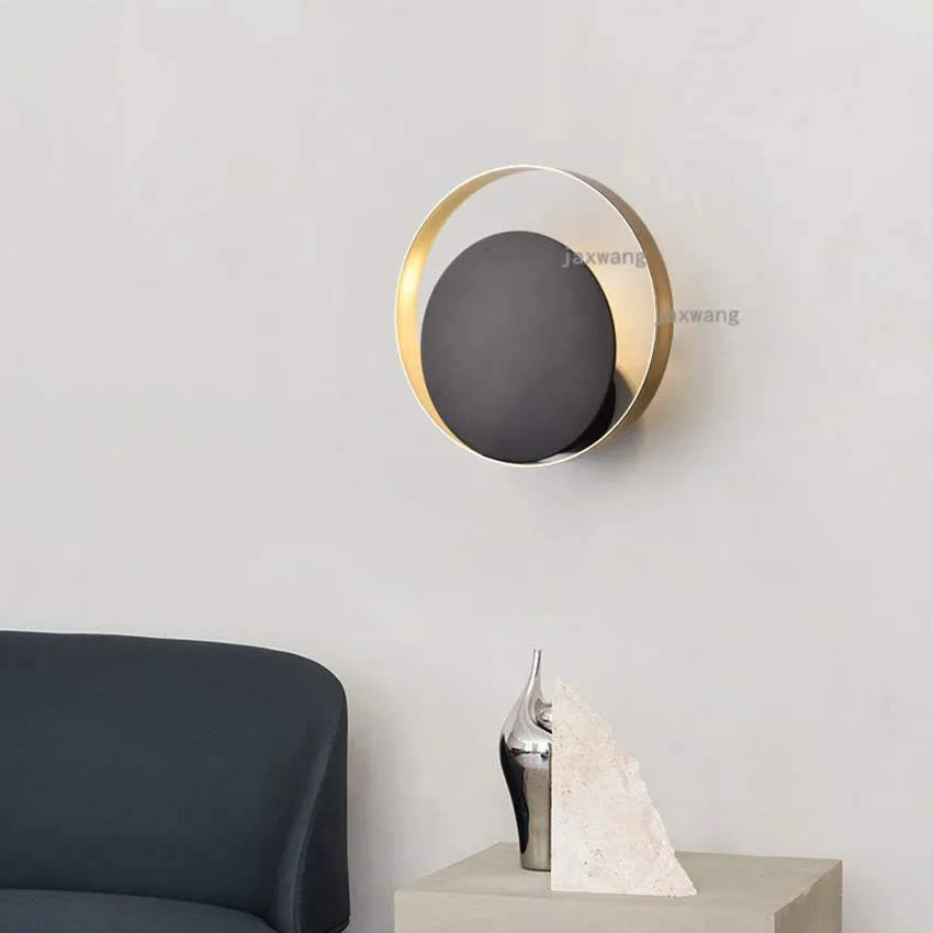 Железные Настенные светильники в скандинавском стиле светодиодный ные