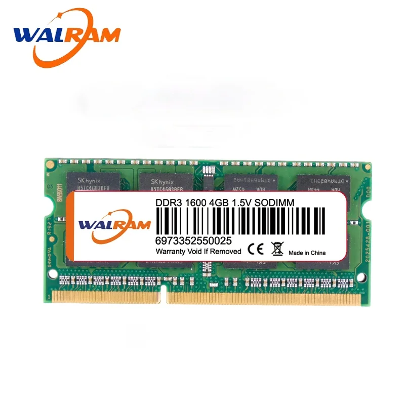 

WAL оперативная память ddr3 4 Гб 1600 МГц для ноутбука 8 Гб 1333 1866 МГц intel ddr3 ecc reg оперативная Память ОЗУ Dimm память для ноутбука 1,5 в контакта